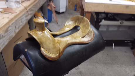 saddle tree layed out
